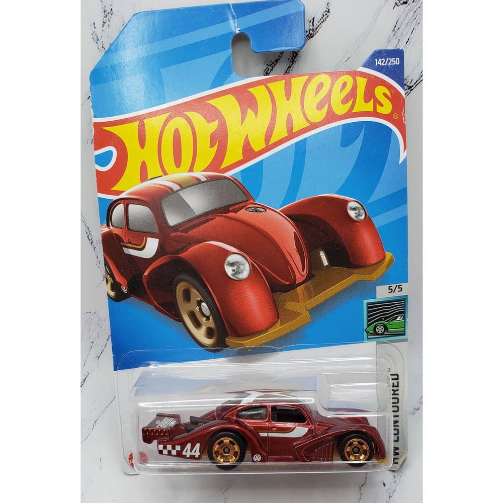 Hot Wheels Volkswagen Kafer Racer 142/250 HW Contoured 5/5 Red
